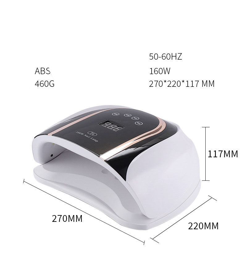 Lampe à ongles à écran tactile 160W