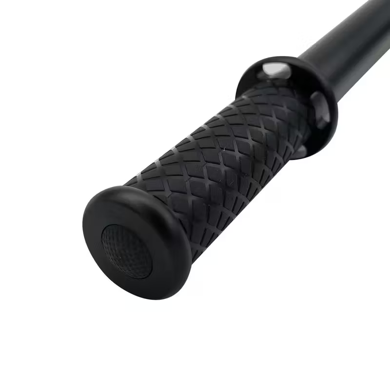 Rechargeable LED Flashlight with Emergency Rescue Hammer - Bright Police Security Lamp