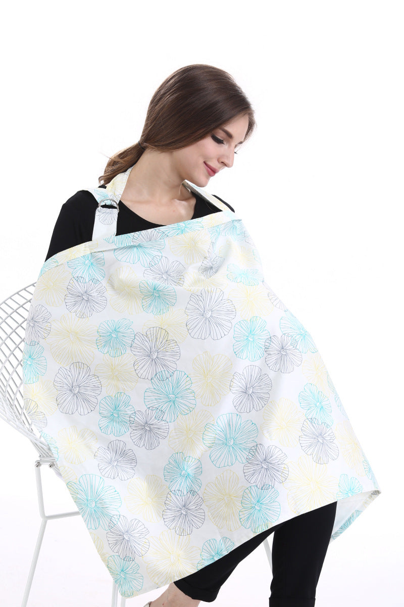Serviette d'allaitement en fibre de gaze