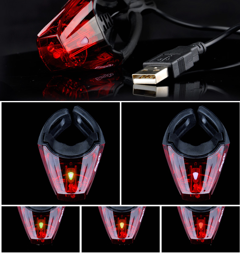 Vélo Tail Light Sécurité Tail Light Night Riding Light