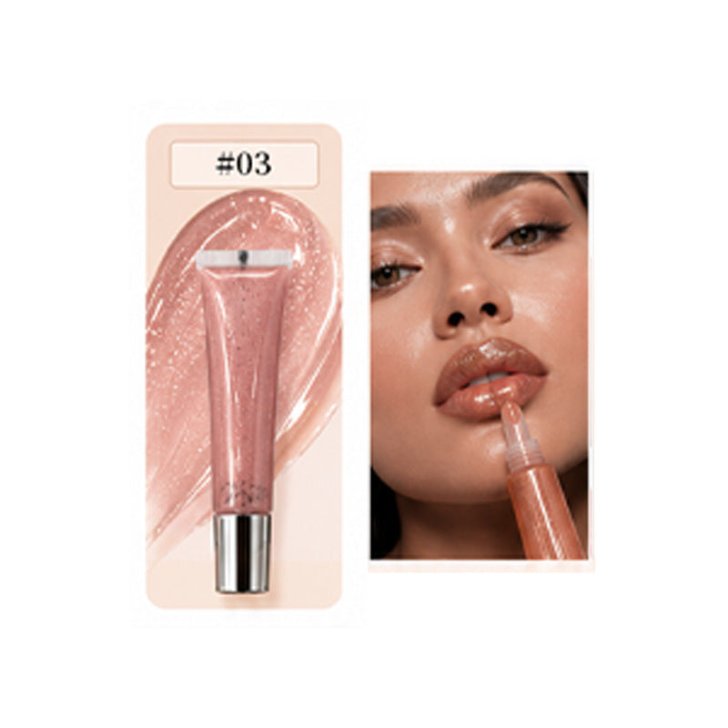 Gloss aux lèvres miroitant