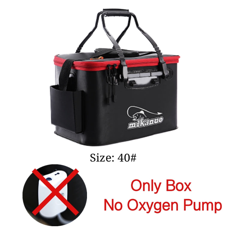 EVA sac de pêche portable pliant Thicken Live Fishing Box Tank Bucket Camping Fishing Tack