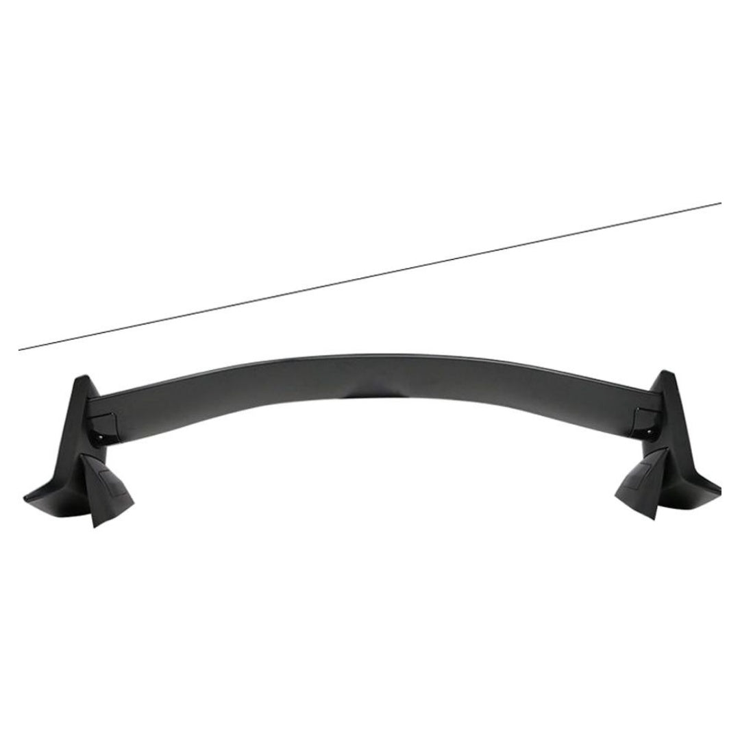 Convient 17-21 H Onda Civic X 10ème Type R Arrière Trunk Spoiler Wing Non peint noir ABS