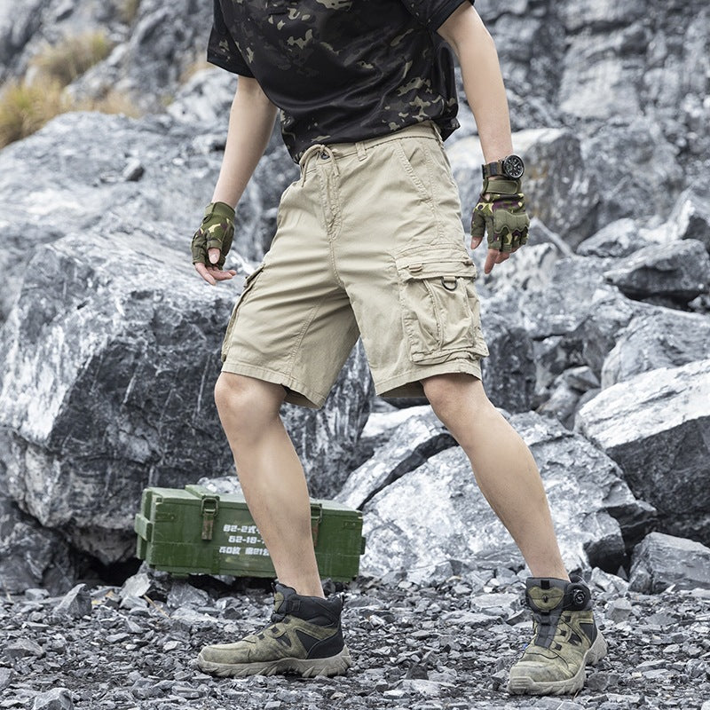 Pantalon de travail léger avec poches multiples pour hommes
