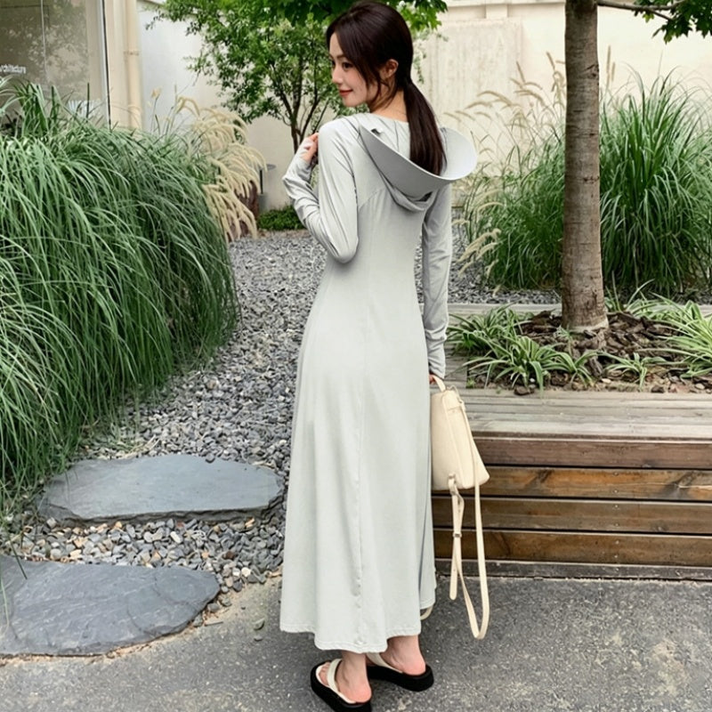 Femmes courtes Vêtements protecteurs du soleil Été Couverture intégrale de style long