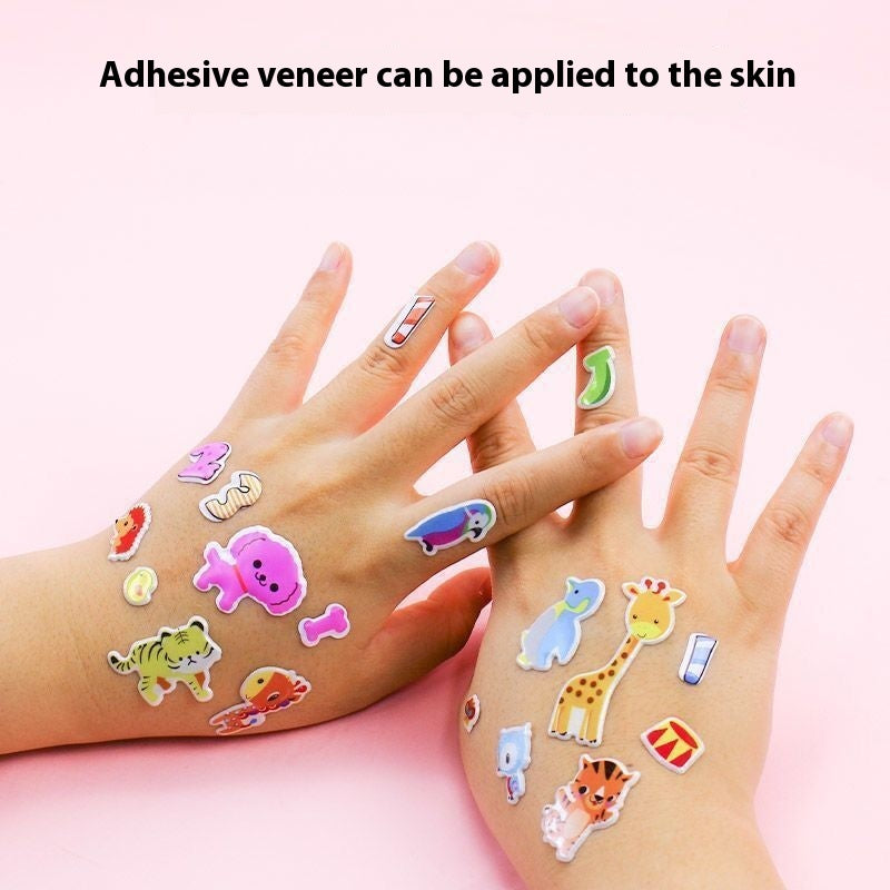 Stickers Bubble Cartoon 3D pour Enfants Récompense