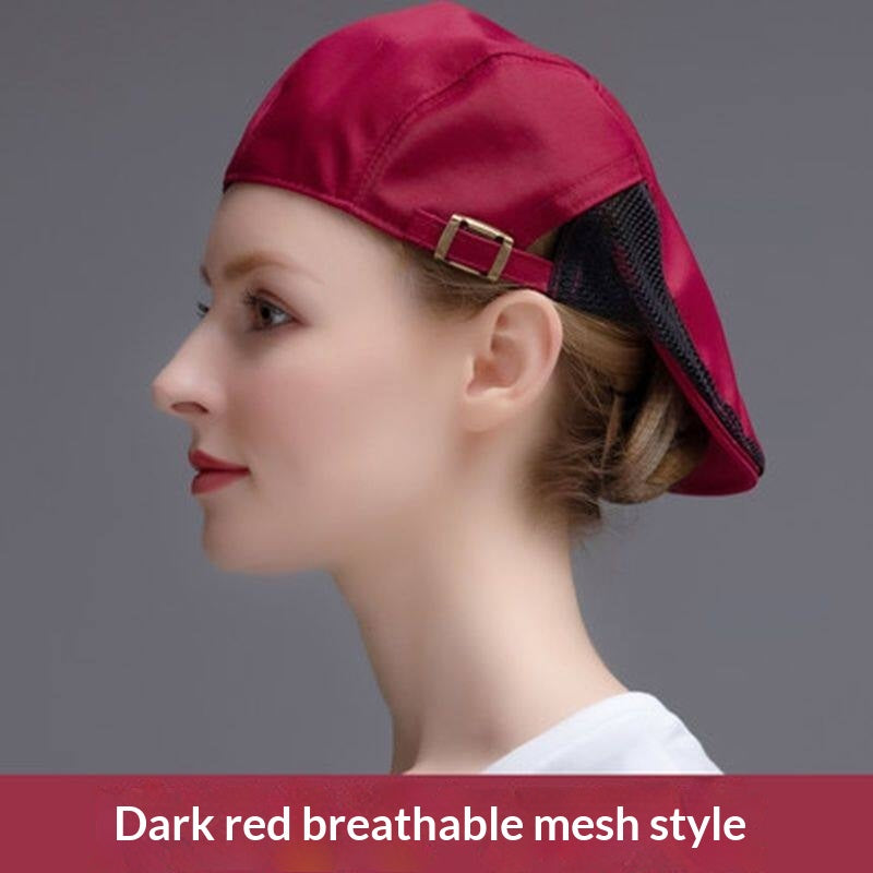 Beret de travail respirant pour le personnel de cuisine et salle à manger