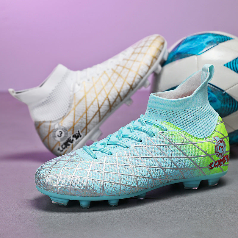 Chaussures de soccer longues et courtes Spikes Adultes Course Chaussures