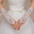 Gants de robe de mariée mère