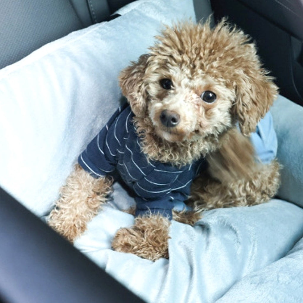 Siège de voiture de chien Booster Soft Plush Travel Bed Lavable Pet Siège de sécurité