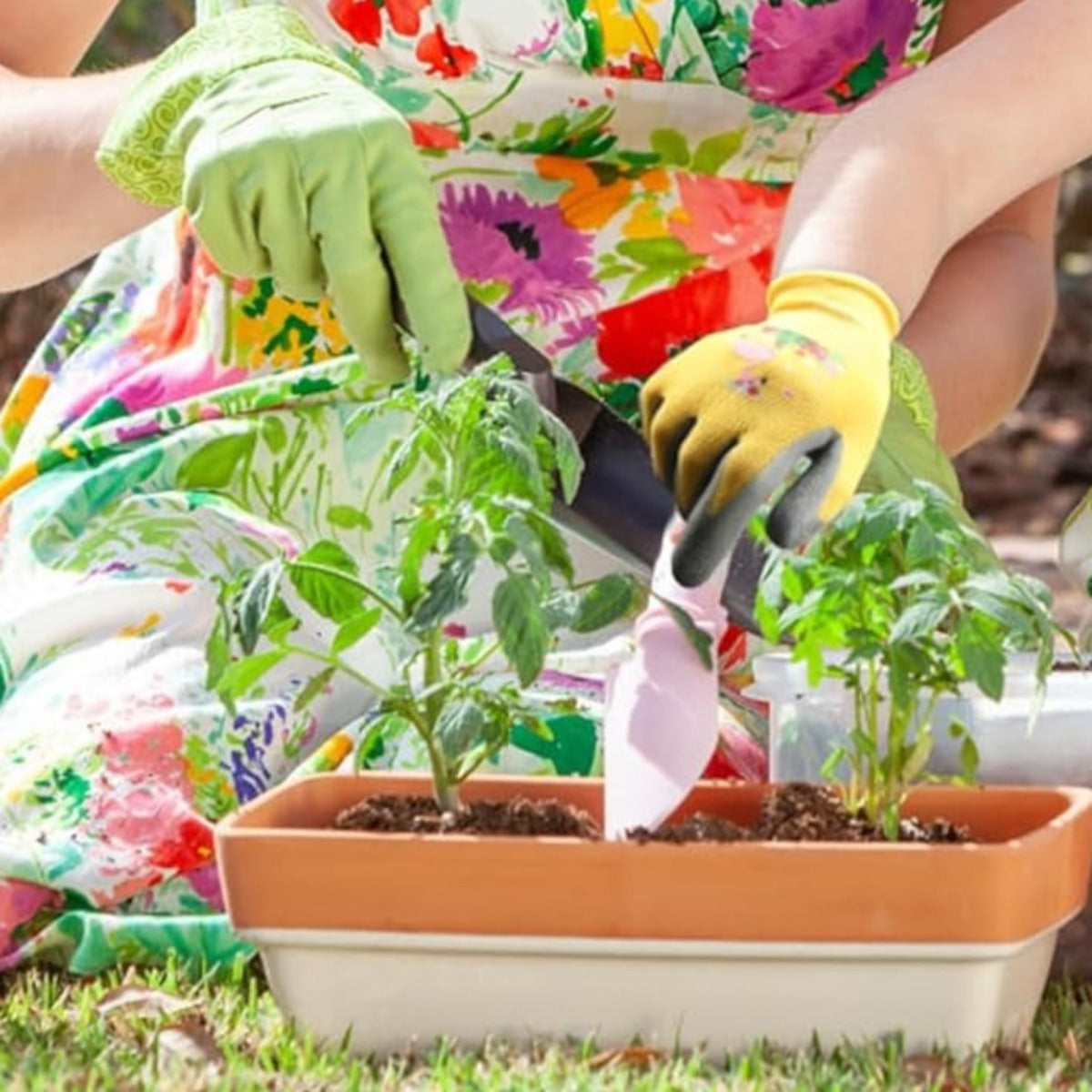 3 paires de petits gants de jardinage – Stretchy Fit