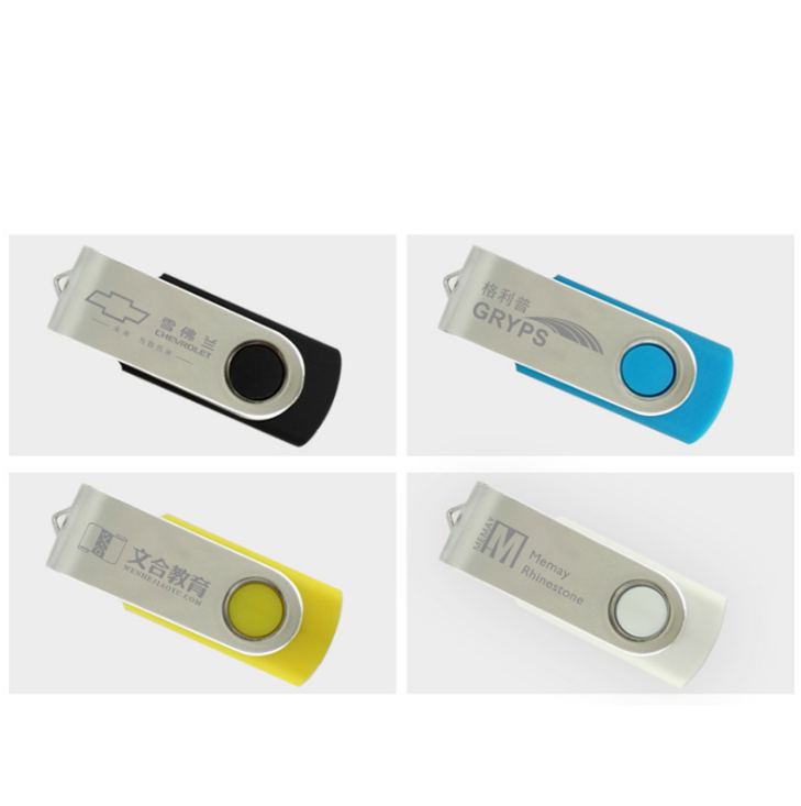 Cadeau U Disk Creative 360 Degree Rotation Personnalité USB Drive 64g 32g 16g 8g Entreprise C