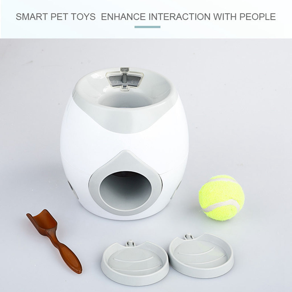 Automatique Animal Feeder Fetch Tennis Ball Dog Training Toys Interactive Jeting Ball Machine