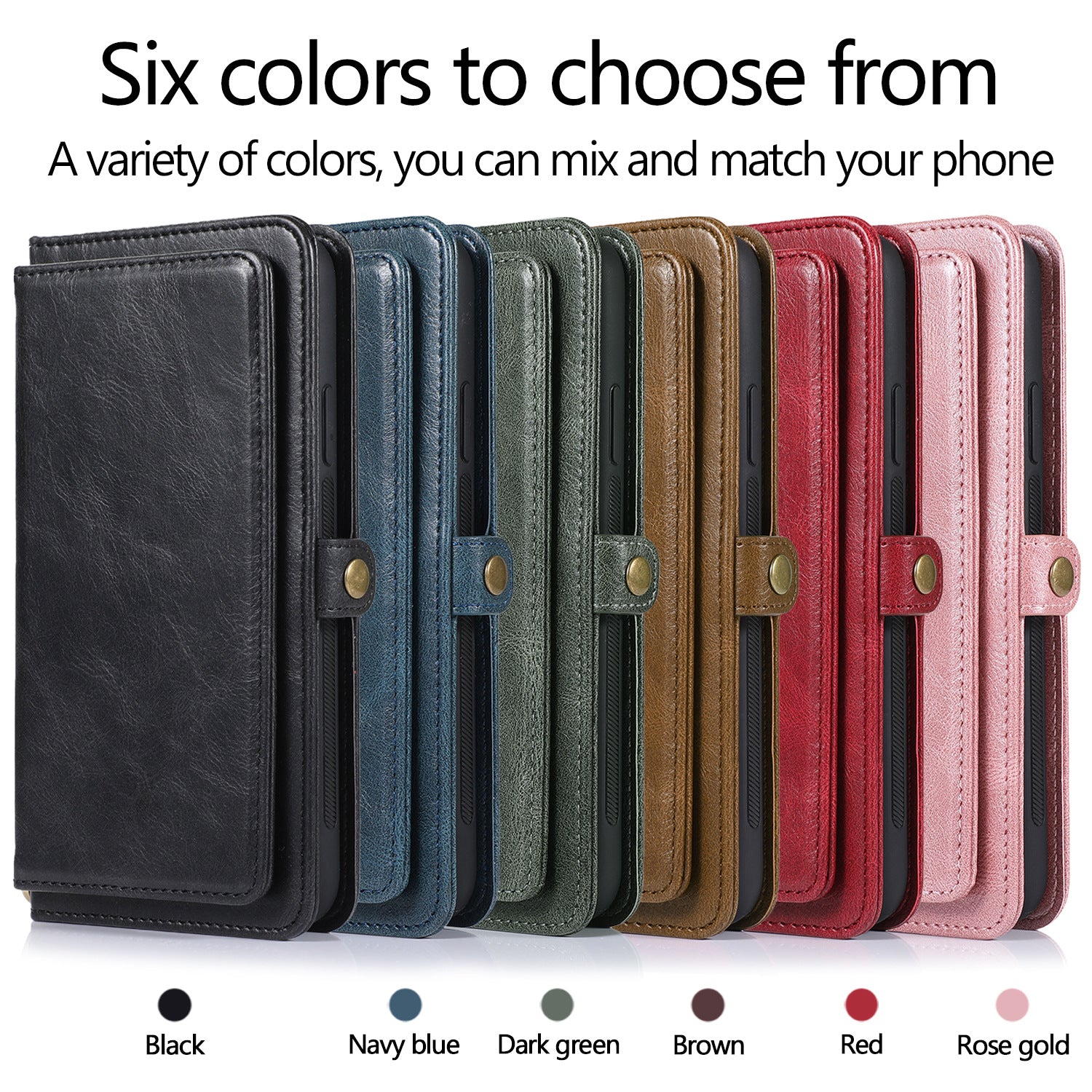 Flip Card Téléphone portable Etui en cuir