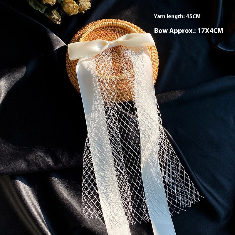 Bow Veil Super Fée Voyage de mariage Tir