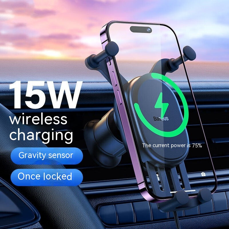 Chargeur sans fil fixe pour téléphone de voiture
