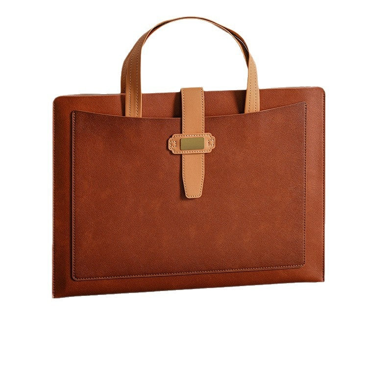 A4 Dossier de document Sac de document en cuir