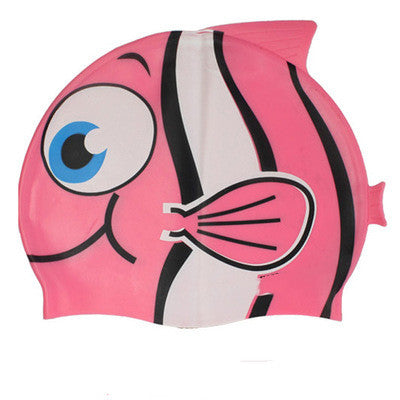 Silicone Cap de natation pour enfants Cute Caricature