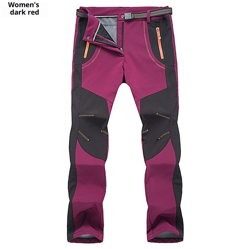 Pantalon de randonnée rembourré en polaire chaud et respirant