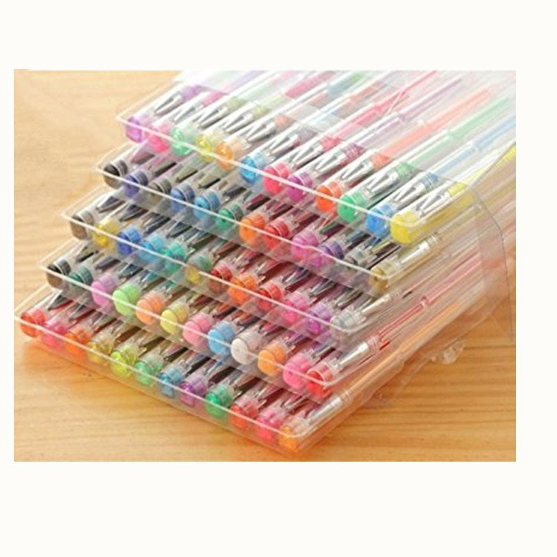 Stylo de couleur Gel Stylo d'aquarelle 100 Couleur Set Highlighter Stylo