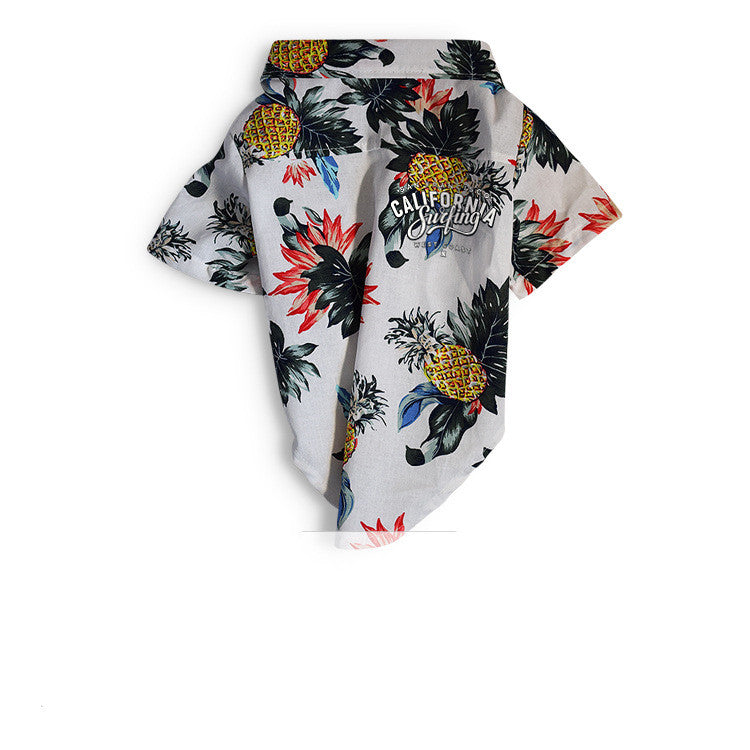 Vêtements de chemise de style chien hawaïen
