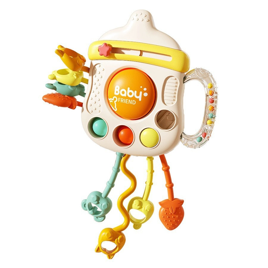 Lala Baby Bouteille à croquer et jouet sans huile