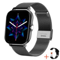 Y13 Smart Watch Pedomètre Surveillance de la fréquence cardiaque Appel compatible Bluetooth
