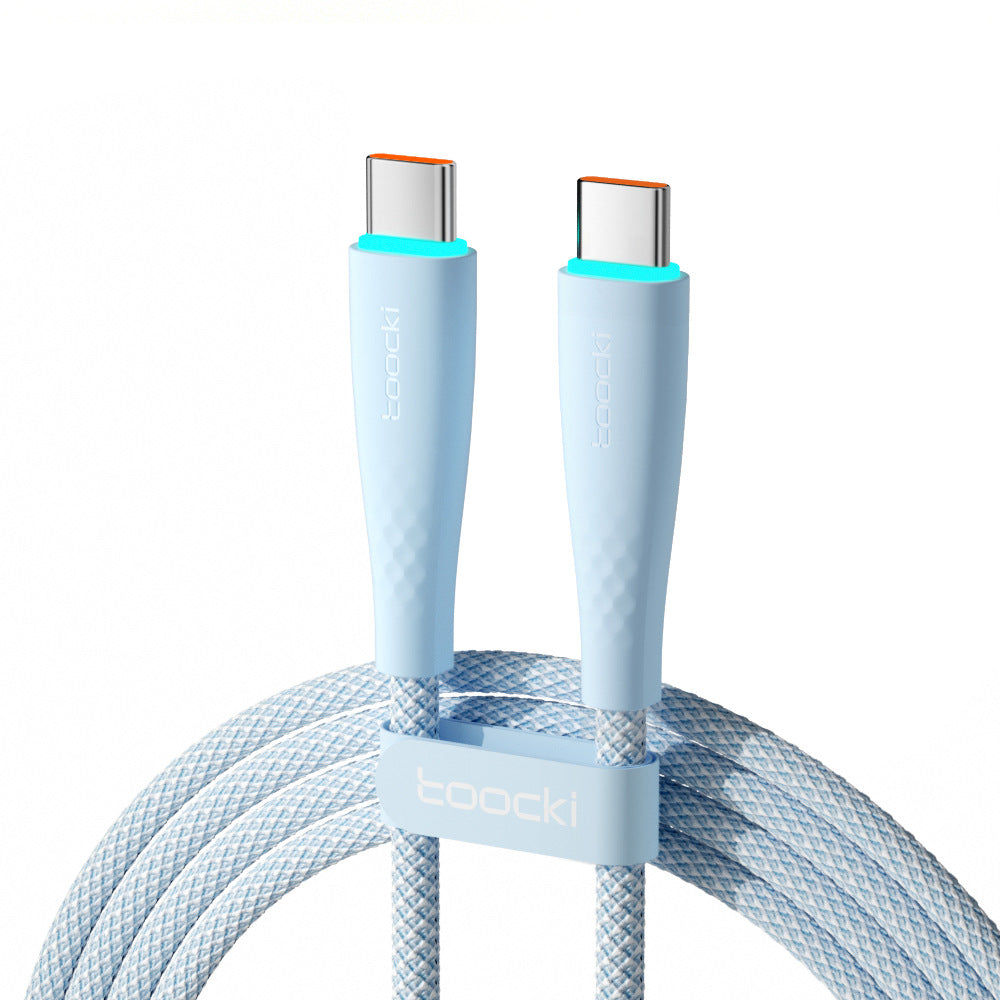 Câble USB de type C à USB C 100W 66W Chargement rapide