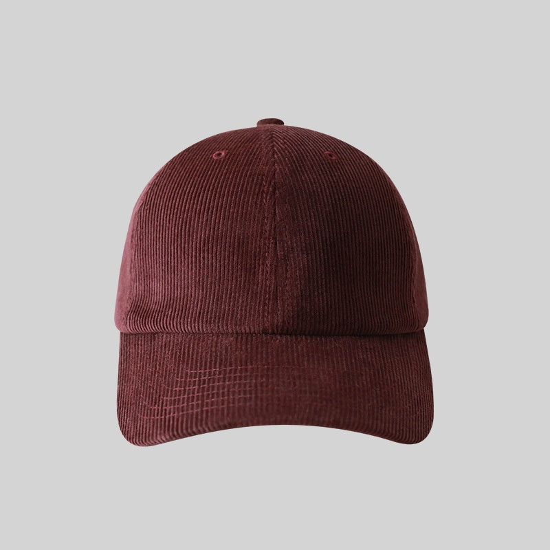 Casquette de baseball Corduroy chaud pour hommes et femmes