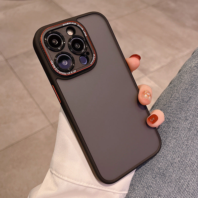 Metal Lens Circle Skin Feeling Matte Protection Cover