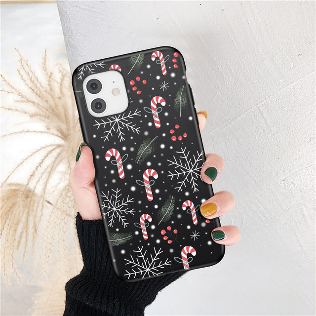 Coque molle gelée de cerf de Noël