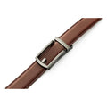 Ceinture garçon à cliquet avec fermeture à snap réglable pour usage occasionnel et formel