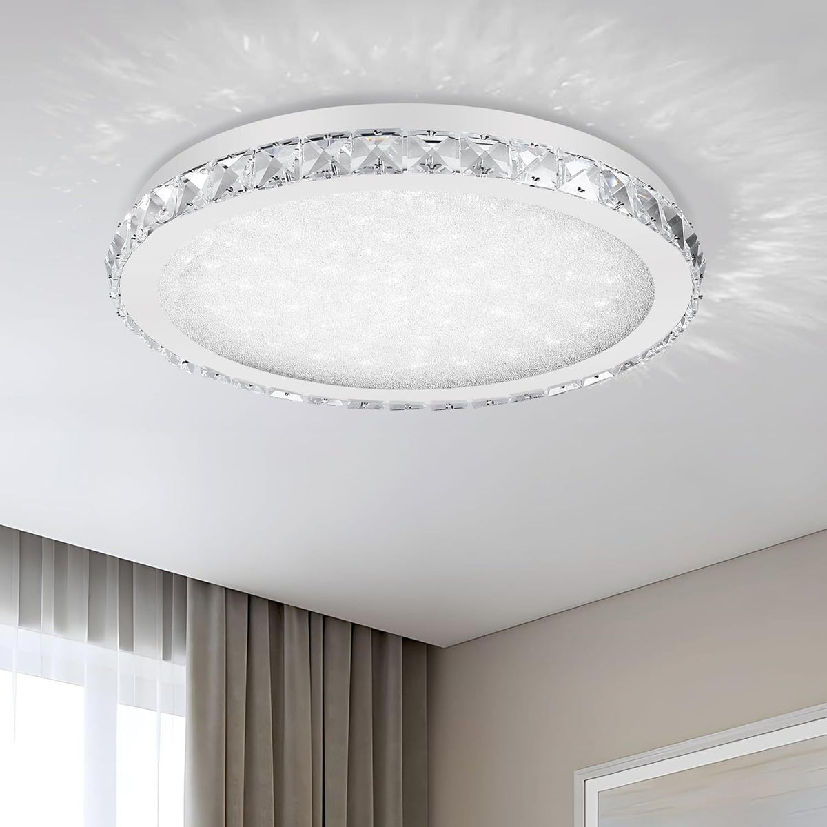 Crystal Ceiling Light for Bedroom Corridor Walkway