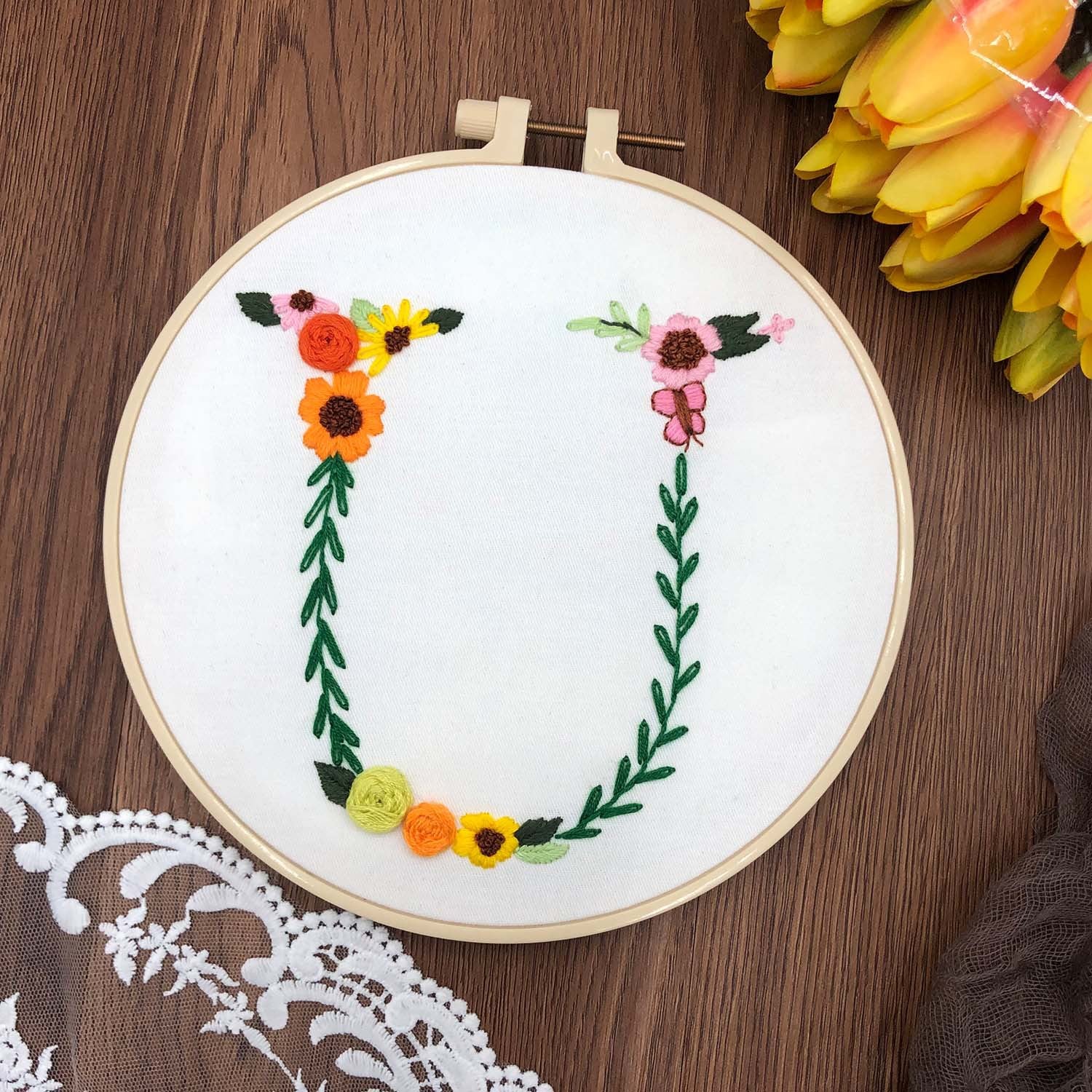 Broderie 3d Broderie faite à la main Broderie créative Diy Kit de tissu