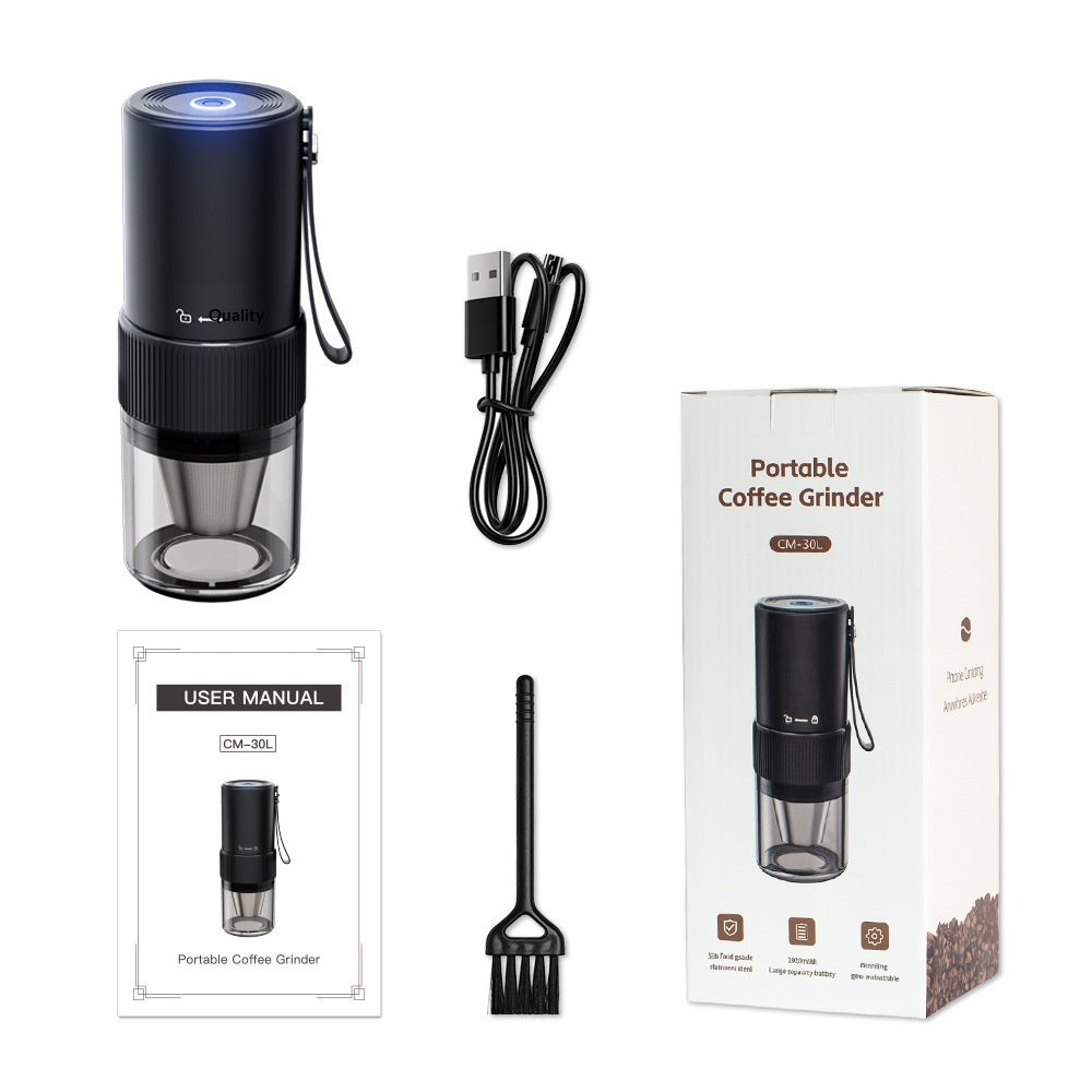 Grinder de café électrique sans fil réglable à la maison
