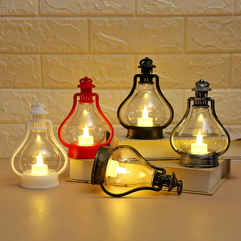 Led bougie électronique pour enfants lampe de nuit portable rétro Script tuant Kerosene lampe P