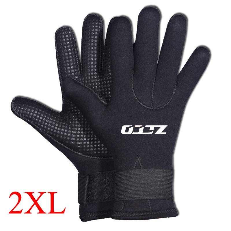 5mm Neoprène combinaison humide Gants chaud natation plongée Kayak surf plongée