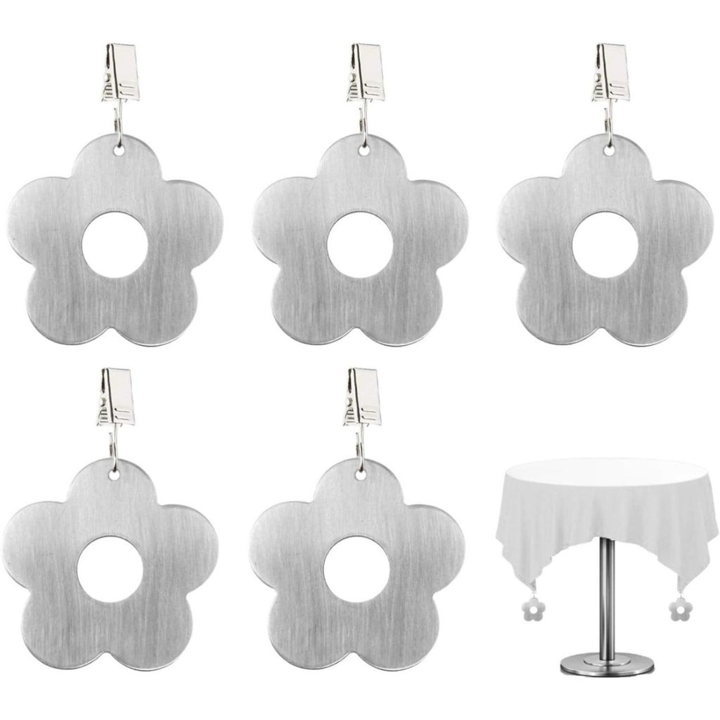 Ensemble de 5 poids de nappe de fleurs