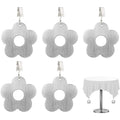 Ensemble de 5 poids de nappe de fleurs