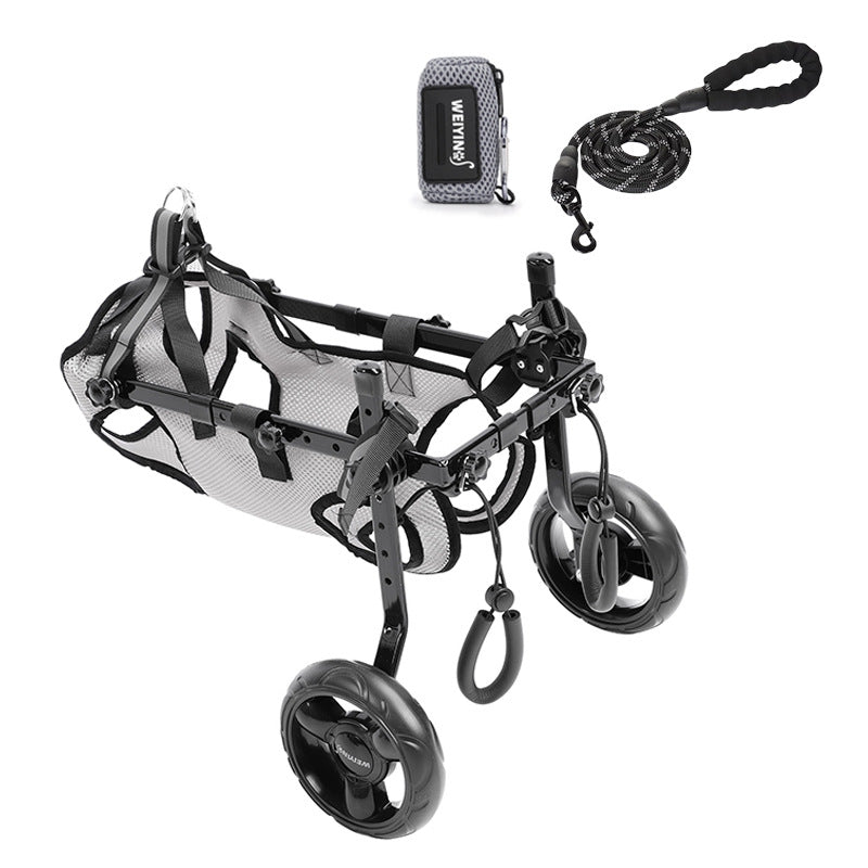 Chien de chien handicap mobilité scooter alliage d'aluminium
