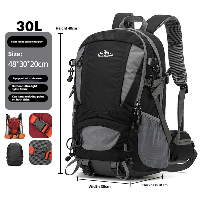 Sac à dos de randonnée léger de grande capacité pour hommes