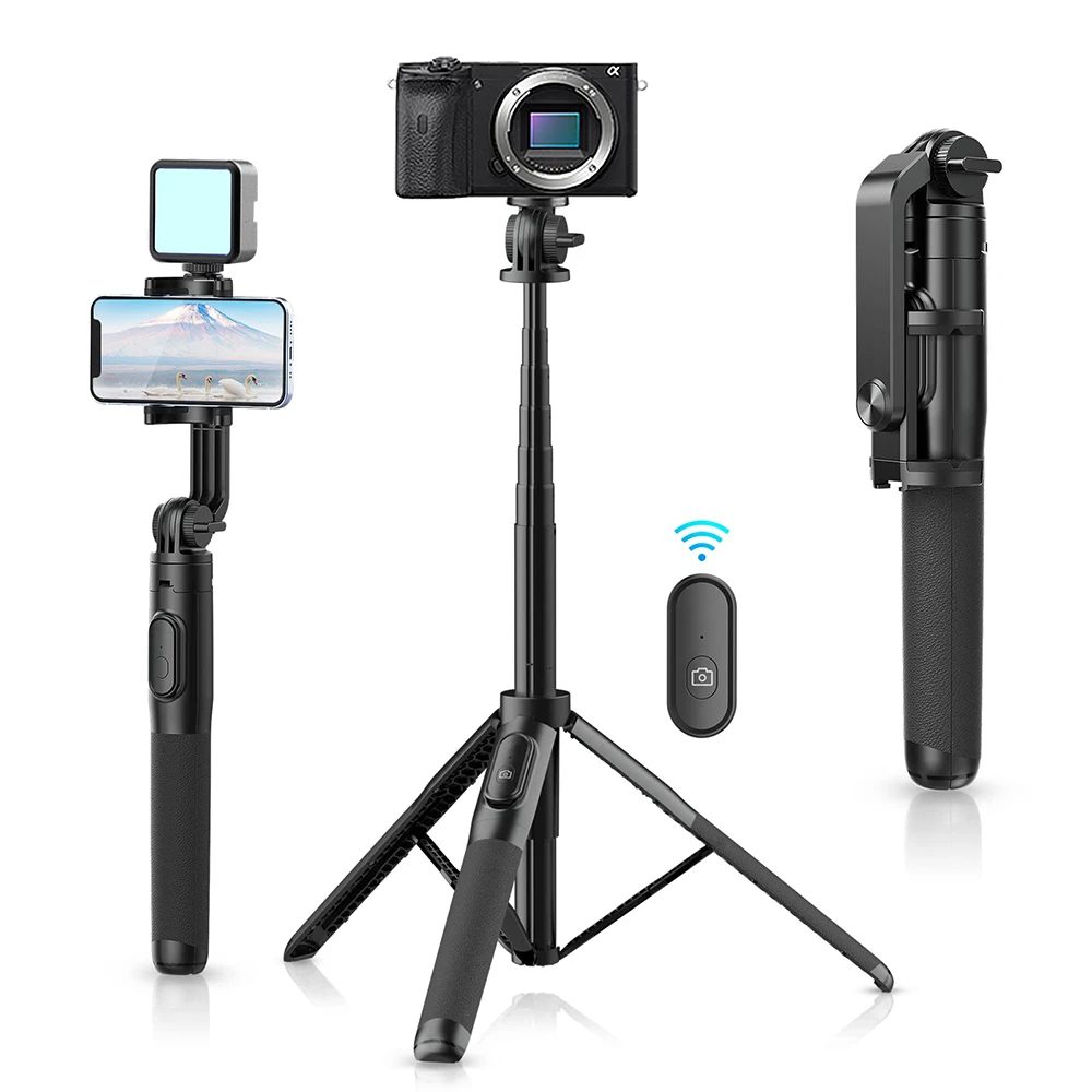 SK 03 Smartphone Selfie Stick 10M Wireless Bluetooth Control 1.5m Vertical Tripod for Appearance