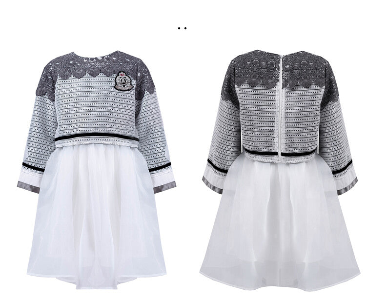 Filles Fashion Loose Fit Top & Set de robe Deux pièces Outfit - Printemps