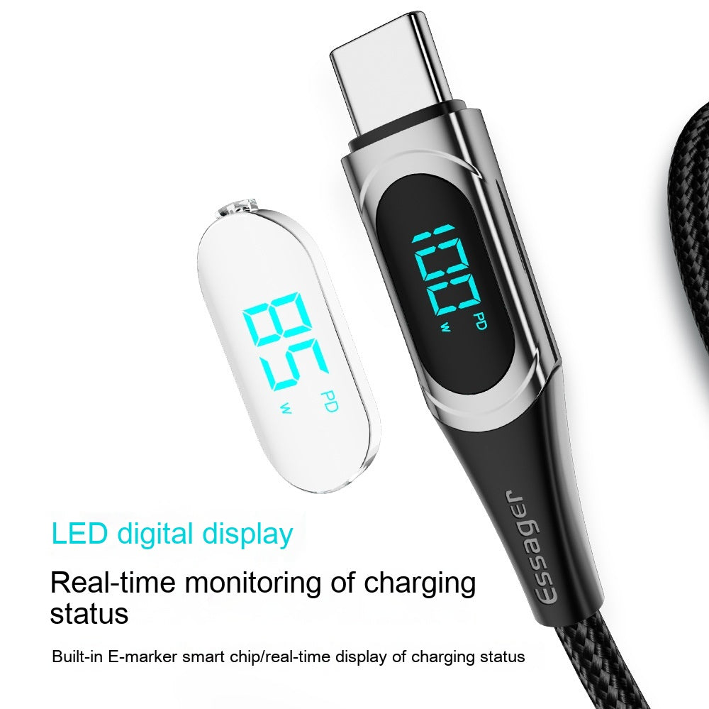 Câble de données de charge rapide 100W Dual Type-c Super Fast