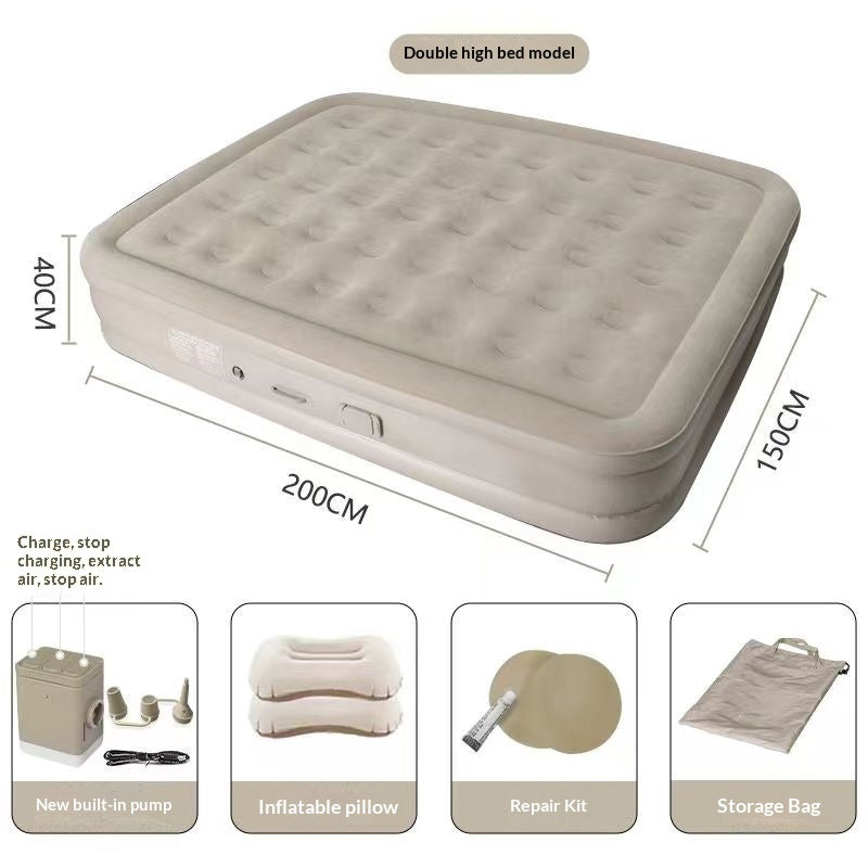 Matelas gonflable extérieur portable