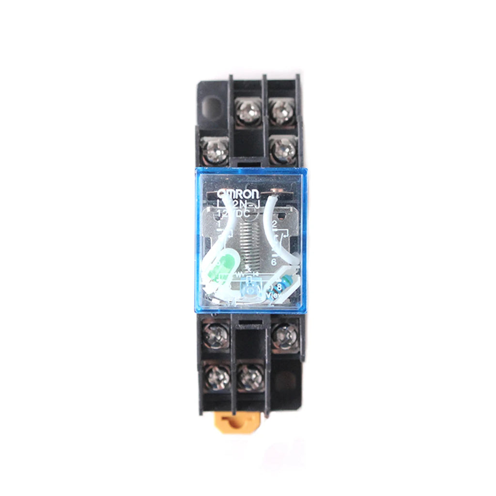 LY2NJ JQX-13F Petit relais intermédiaire AC220V DC24V 12v LY2N-J 8 pieds Fibre de verre