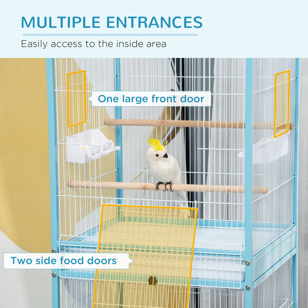 55" 2 En 1 Bird Cage Aviaire Parakeet House pour les nageoires