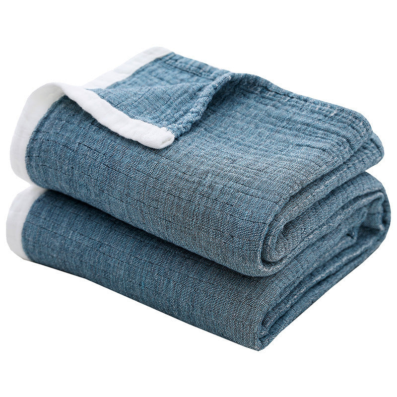 Couverture pour serviettes multicouches de couleur coton tout-cuton Gauze