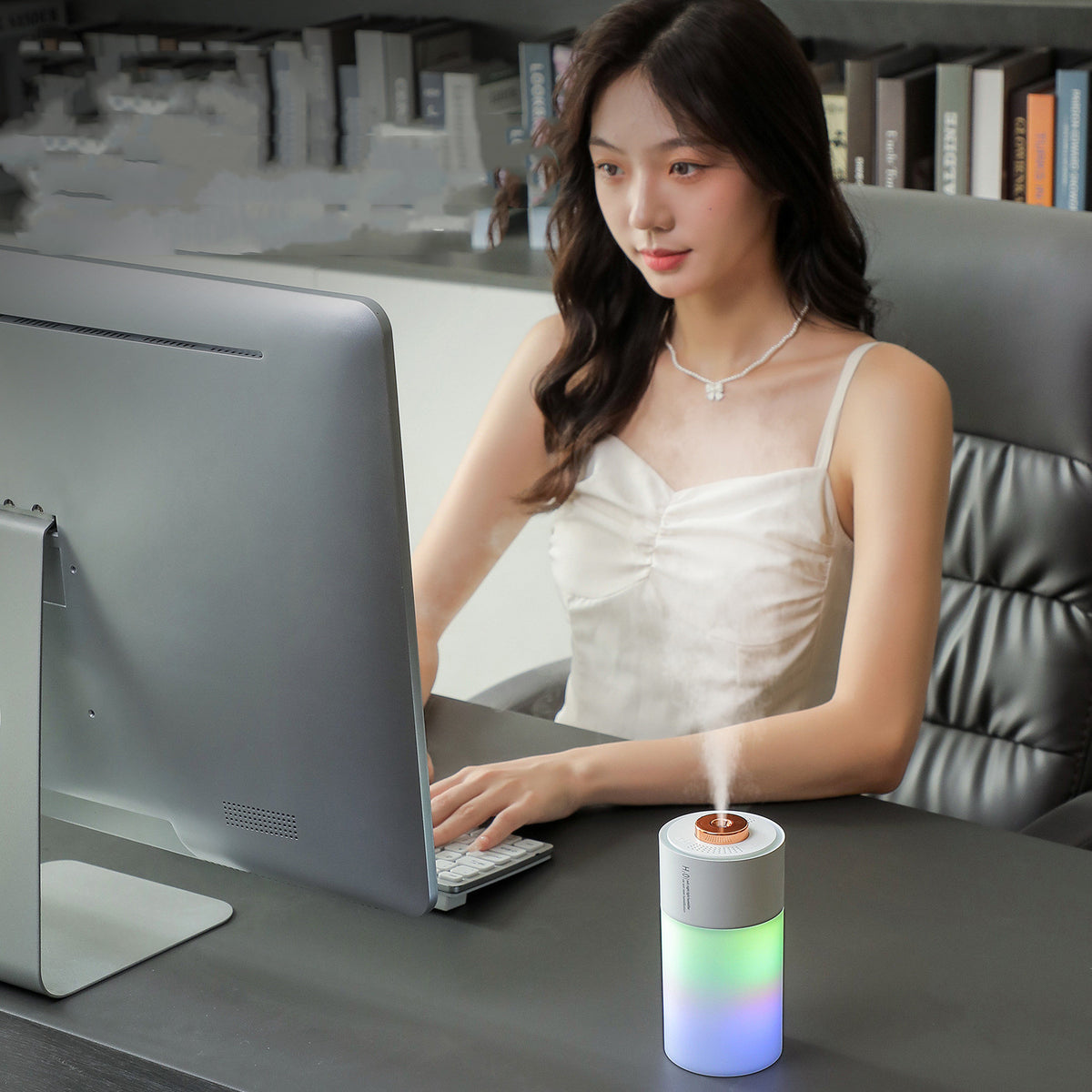 Purification de l'air de l'humidificateur de coupe aromatique coloré