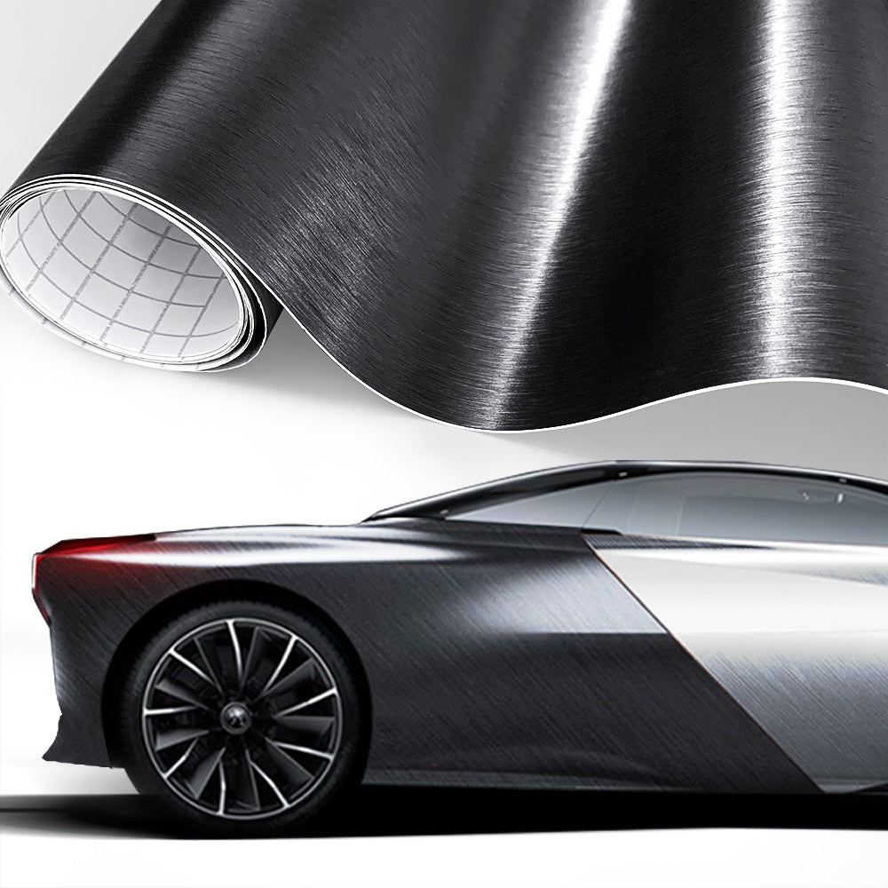 Car Styling Glossy noir 5D fibre de carbone film de vinyle